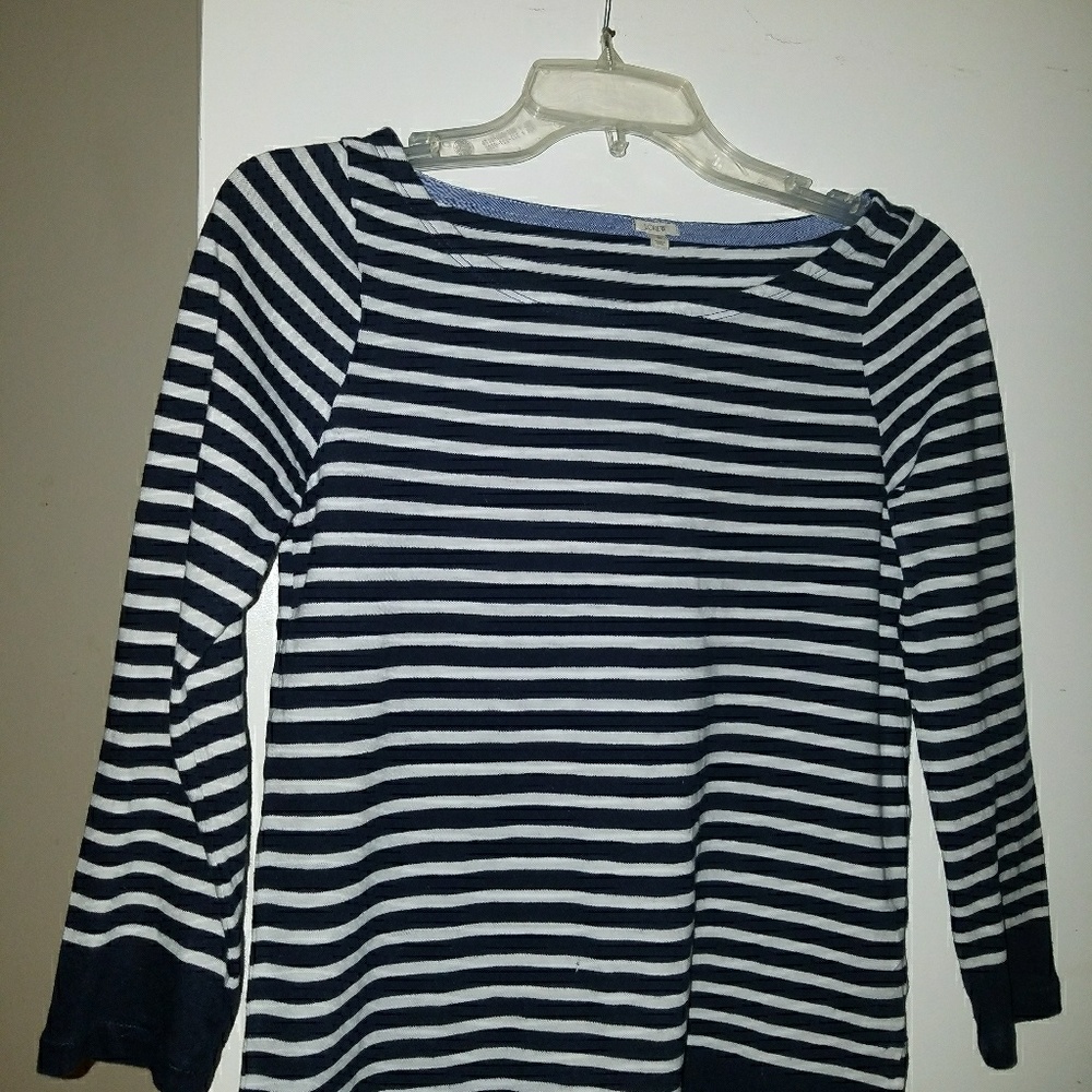 Sz Small J Crew Boatneck Top - Picture 2 of 8